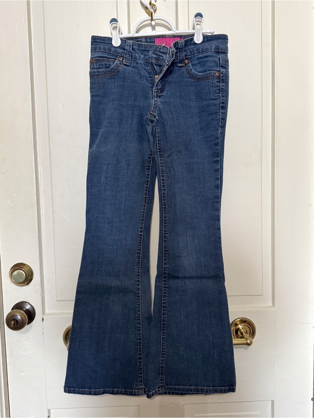 GLO Low Rise Flare Jeans Size 0 Short *Read Full Description*